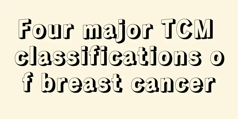 Four major TCM classifications of breast cancer