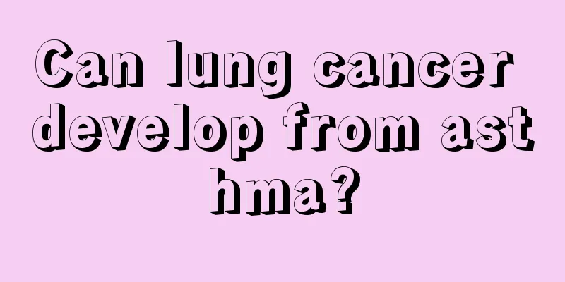 Can lung cancer develop from asthma?