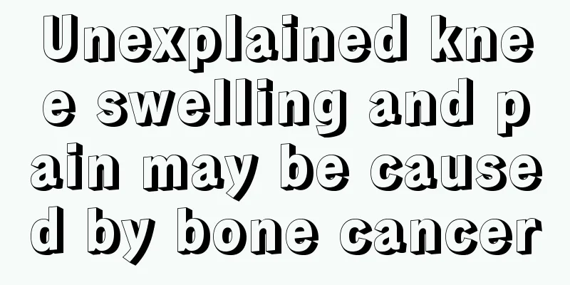 Unexplained knee swelling and pain may be caused by bone cancer