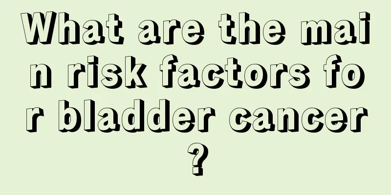 What are the main risk factors for bladder cancer?