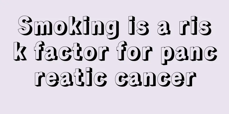 Smoking is a risk factor for pancreatic cancer