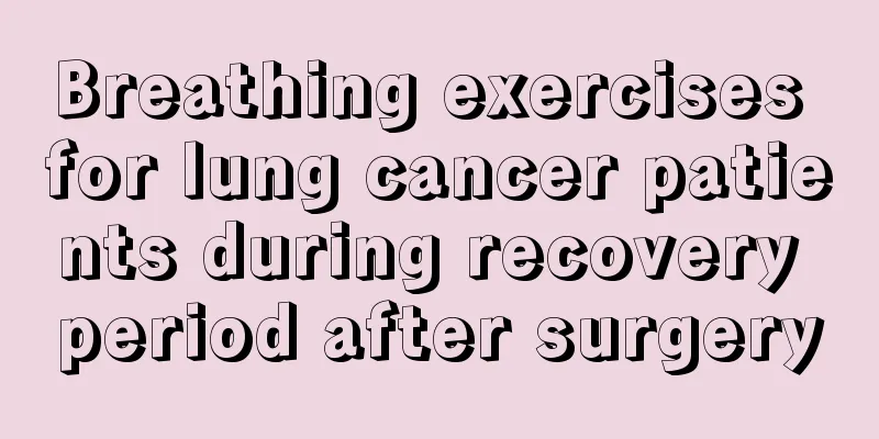 Breathing exercises for lung cancer patients during recovery period after surgery