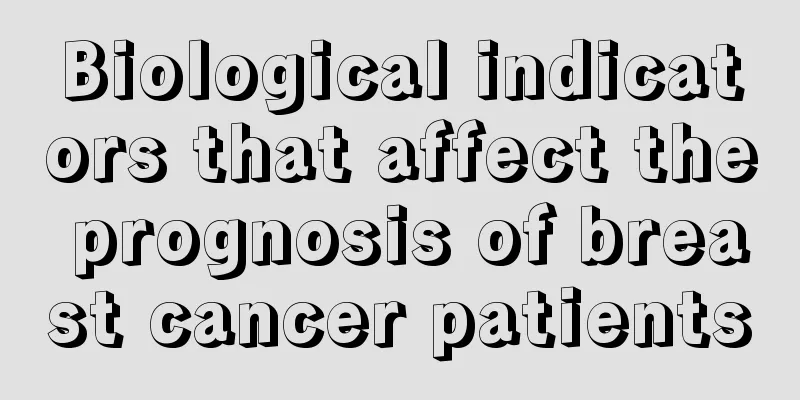 Biological indicators that affect the prognosis of breast cancer patients