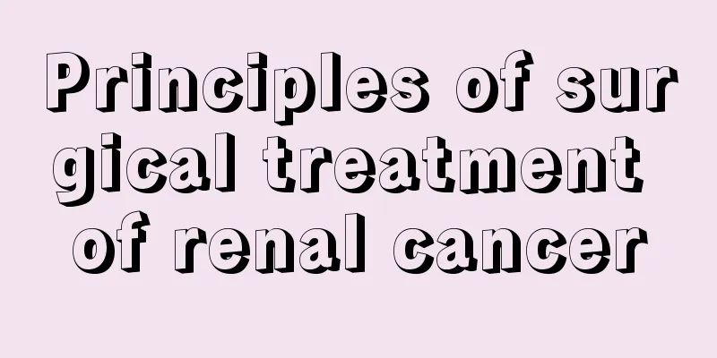 Principles of surgical treatment of renal cancer