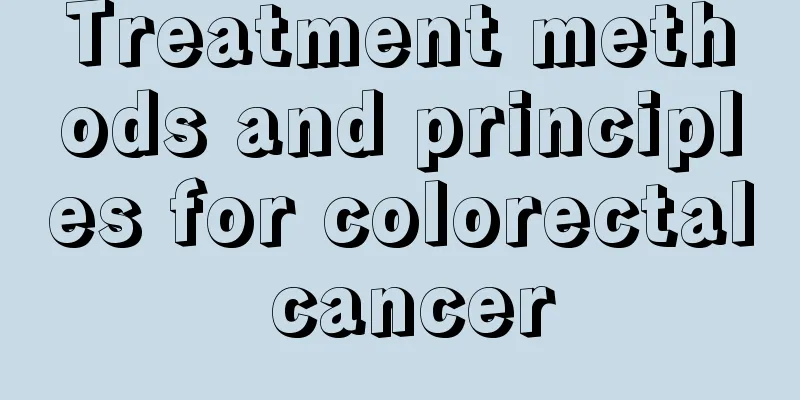 Treatment methods and principles for colorectal cancer