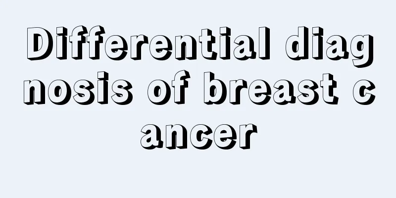 Differential diagnosis of breast cancer