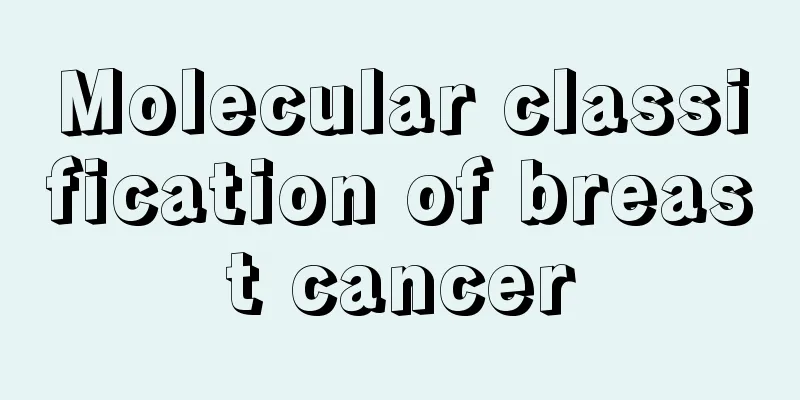 Molecular classification of breast cancer