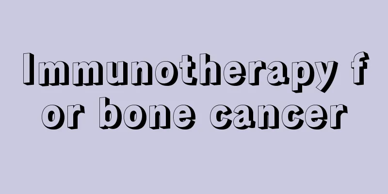 Immunotherapy for bone cancer