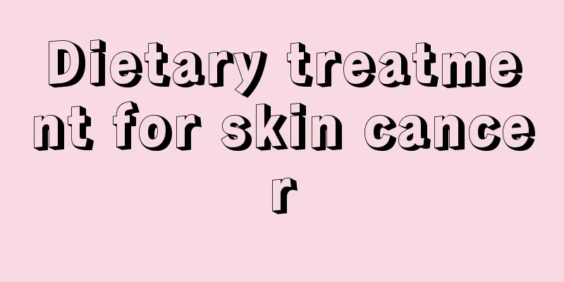 Dietary treatment for skin cancer