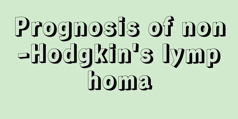 Prognosis of non-Hodgkin's lymphoma