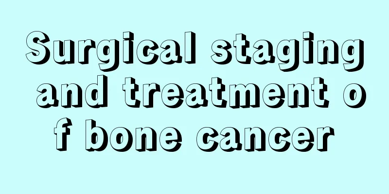 Surgical staging and treatment of bone cancer