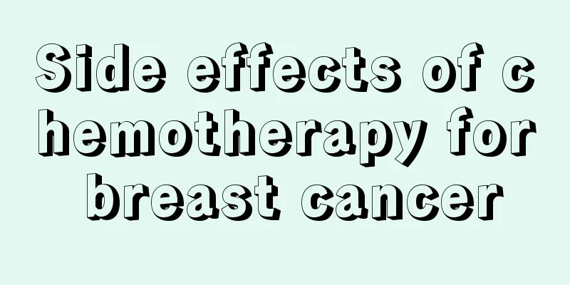 Side effects of chemotherapy for breast cancer