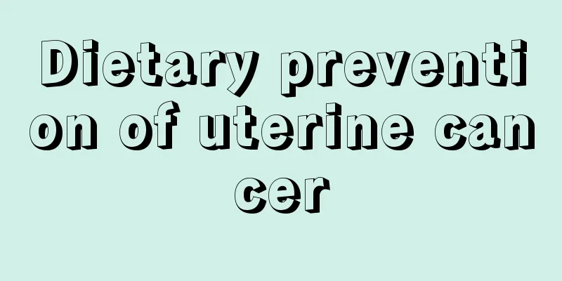 Dietary prevention of uterine cancer