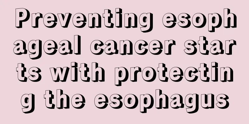 Preventing esophageal cancer starts with protecting the esophagus