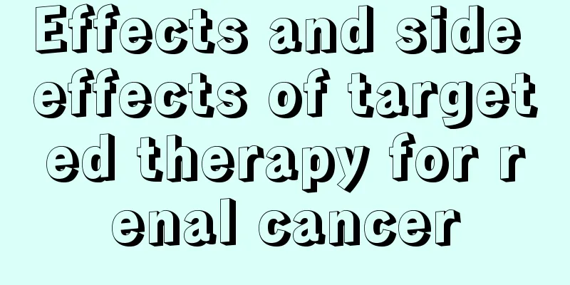 Effects and side effects of targeted therapy for renal cancer