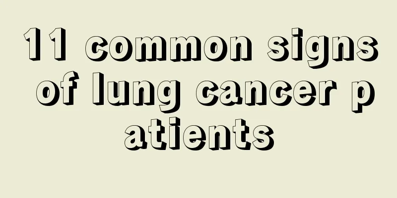 11 common signs of lung cancer patients
