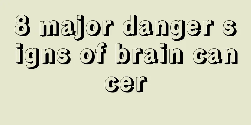 8 major danger signs of brain cancer