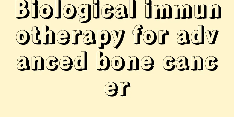 Biological immunotherapy for advanced bone cancer