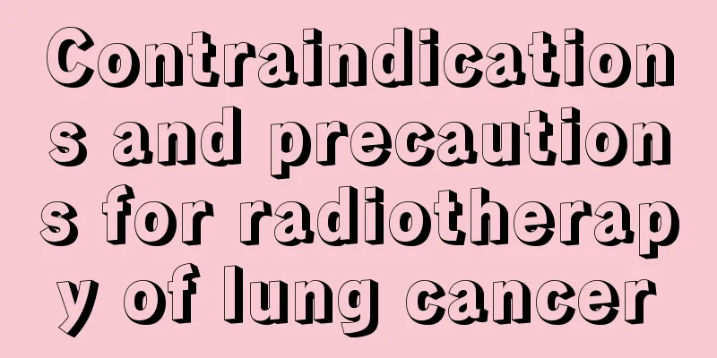 Contraindications and precautions for radiotherapy of lung cancer