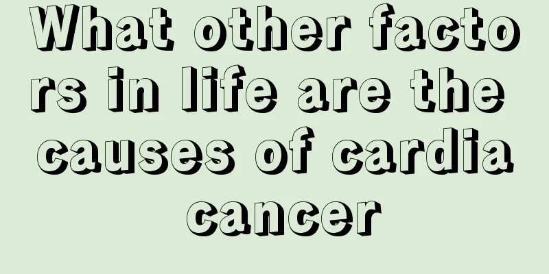 What other factors in life are the causes of cardia cancer