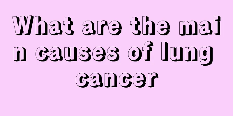 What are the main causes of lung cancer