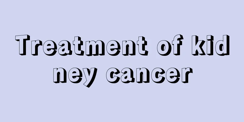 Treatment of kidney cancer
