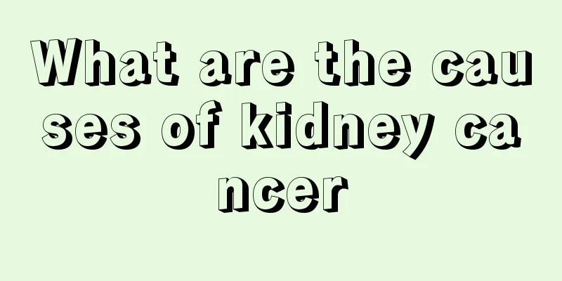 What are the causes of kidney cancer