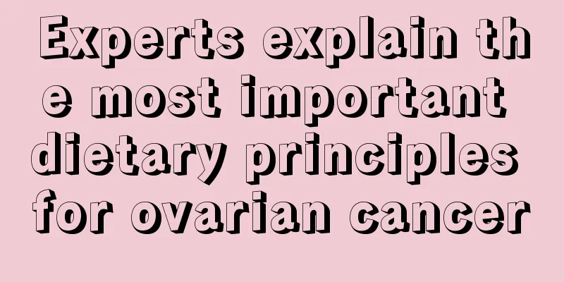 Experts explain the most important dietary principles for ovarian cancer
