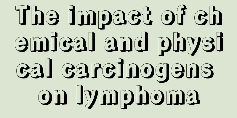 The impact of chemical and physical carcinogens on lymphoma