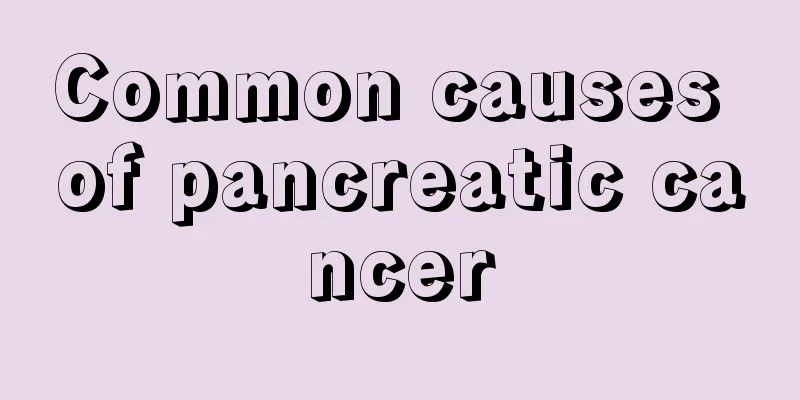 Common causes of pancreatic cancer