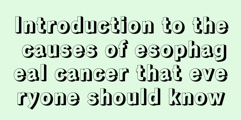 Introduction to the causes of esophageal cancer that everyone should know
