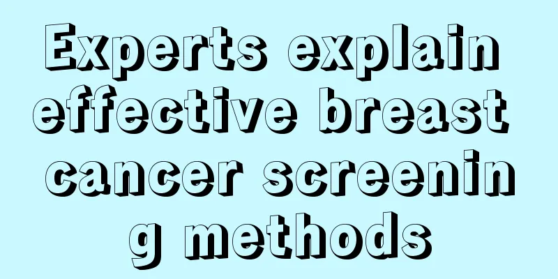 Experts explain effective breast cancer screening methods