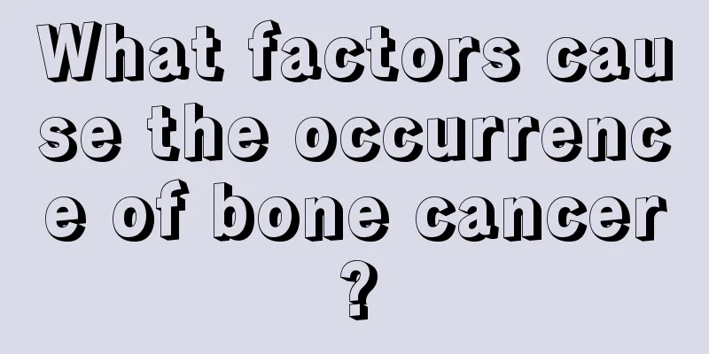 What factors cause the occurrence of bone cancer?
