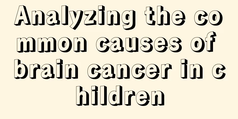 Analyzing the common causes of brain cancer in children