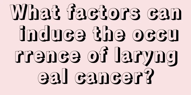 What factors can induce the occurrence of laryngeal cancer?