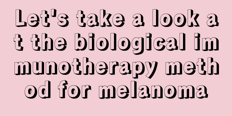 Let's take a look at the biological immunotherapy method for melanoma