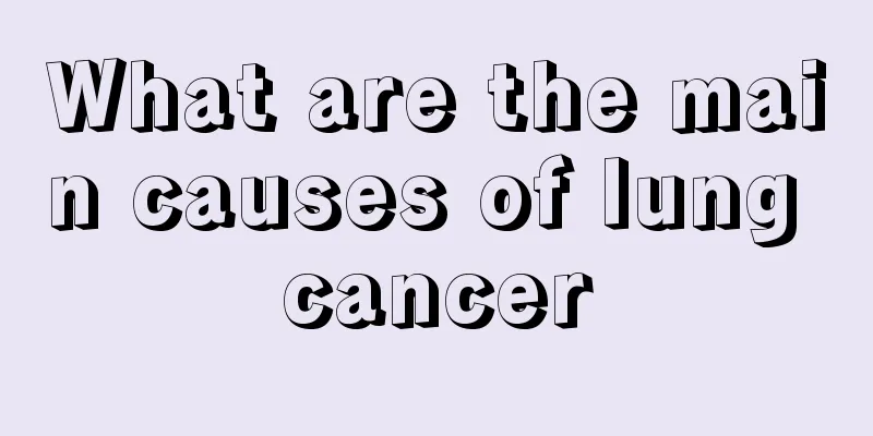 What are the main causes of lung cancer