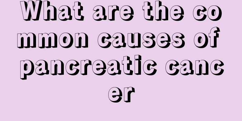 What are the common causes of pancreatic cancer