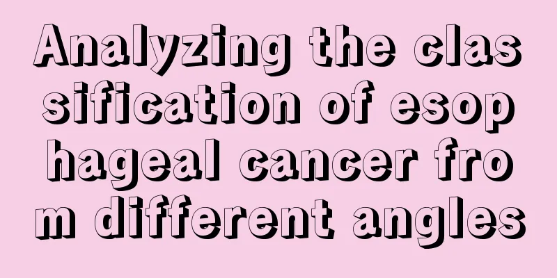 Analyzing the classification of esophageal cancer from different angles