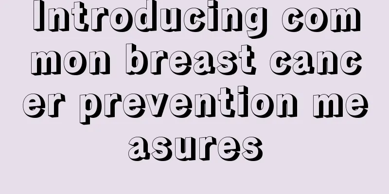 Introducing common breast cancer prevention measures