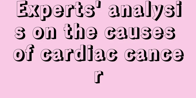 Experts' analysis on the causes of cardiac cancer