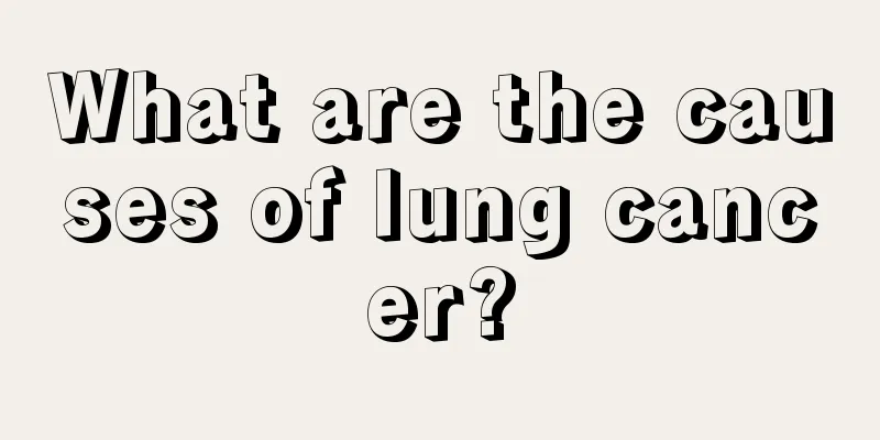 What are the causes of lung cancer?