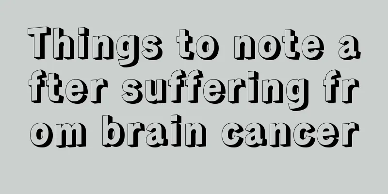 Things to note after suffering from brain cancer