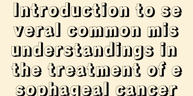Introduction to several common misunderstandings in the treatment of esophageal cancer