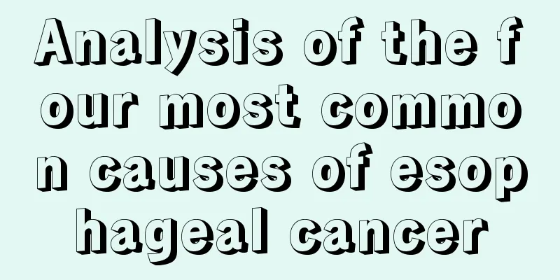 Analysis of the four most common causes of esophageal cancer