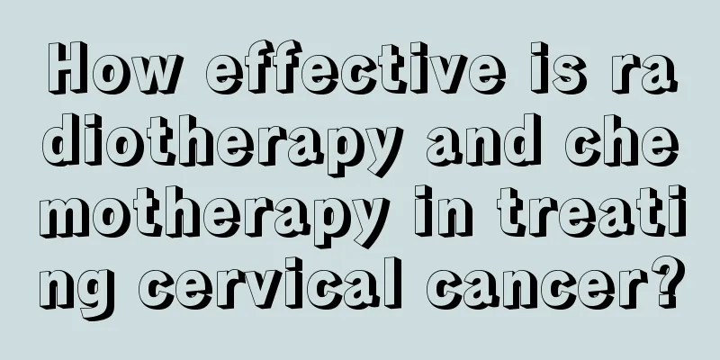 How effective is radiotherapy and chemotherapy in treating cervical cancer?