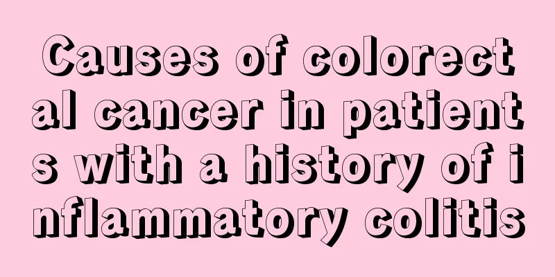 Causes of colorectal cancer in patients with a history of inflammatory colitis