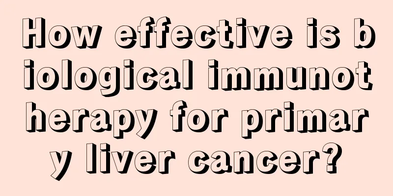 How effective is biological immunotherapy for primary liver cancer?