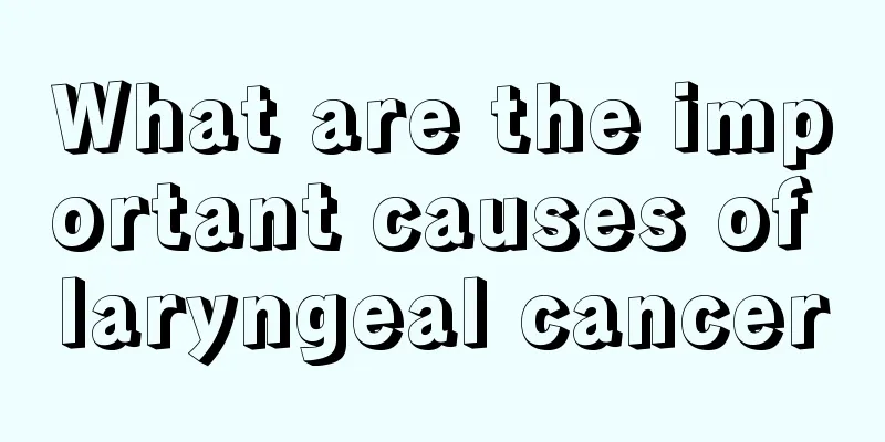 What are the important causes of laryngeal cancer