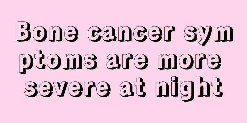 Bone cancer symptoms are more severe at night